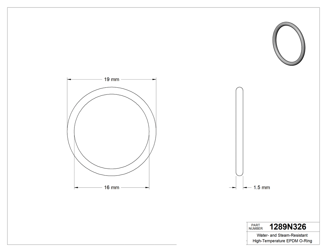Technical drawing - 1289N326